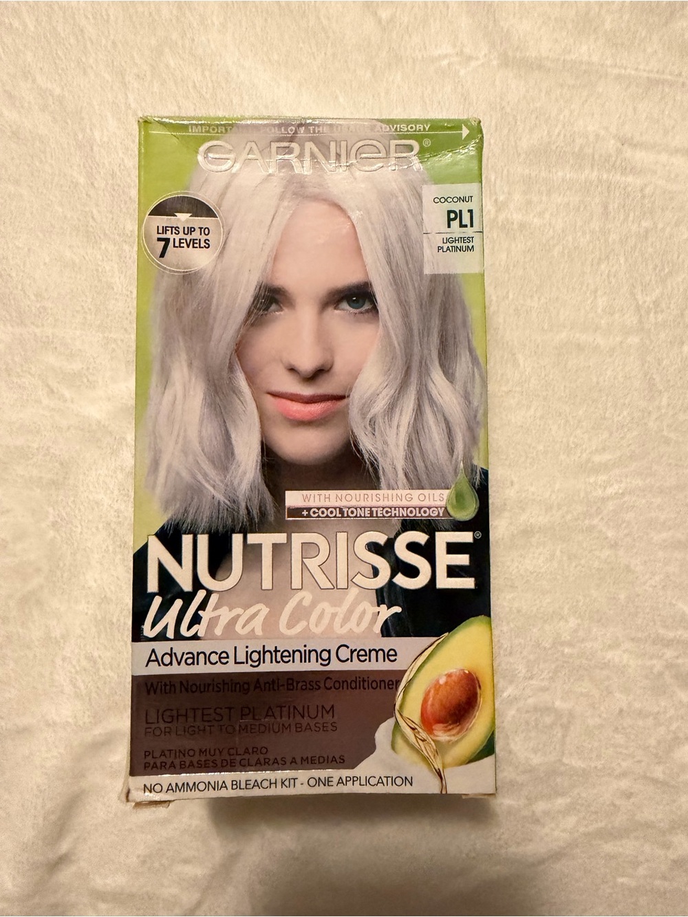 Garnier Platinum Blonde Lightening Creme - Cool White-Platinum Shade